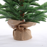Nouvelle Collection 2027 : Mini Sapin de Noël Artificiel en PE de 45/60 CM pour Décoration de Fêtes de Fin d'Année - Vente Flash du Nouvel An