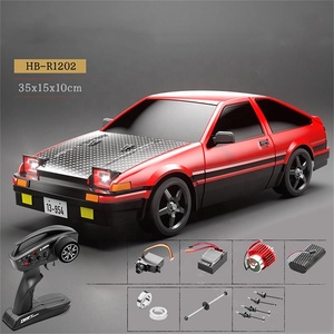<span class=keywords><strong>HB</strong></span> Toys R1201 R1202 Auto in Scala 1/12 Initial <span class=keywords><strong>D</strong></span> AE86 4WD RC Drift Truck RTR con Luci LED, Giroscopio ESP, Telecomando Preciso 2.4Ghz - Product Image 4