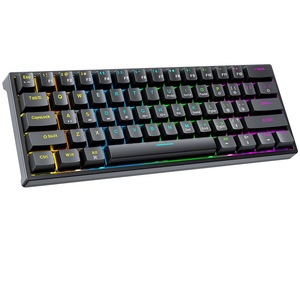 Bajeal K101 <b>Wired</b> 61 Key Mechanical <b>Keyboard</b> With Backlight Gaming Portable Design - Product Image 4
