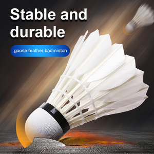 Volants de <span class=keywords><strong>badminton</strong></span> Whizz Brand Pks12, plumes de canard blanches, pour l'entraînement - Product Image 2