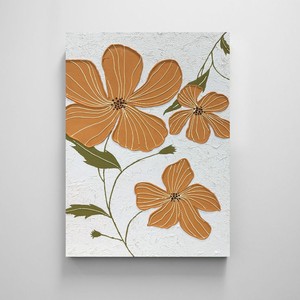 Hand Painted Floral Canvas Art <b>Square</b> White <b>Frame</b> Impressionism Style For Living Room Bedroom Decor - Product Image 4