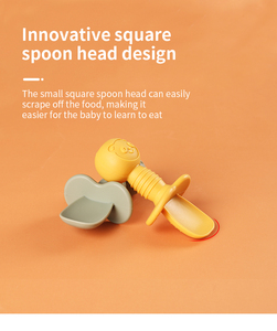 Ensemble de couverts pour bébé, ustensiles cuillère et fourchette, vaisselle pour enfants, formation alimentation bébé, cuillère et fourchette pour enfants - Product Image 5