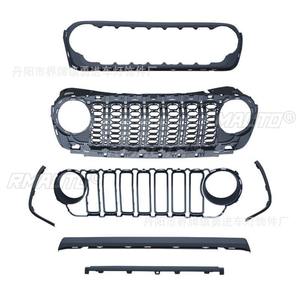 Parrilla Delantera para Jeep Wrangler JL Rubicon, Parrilla para Jeep Wrangler JL Rubicon 2018-2024, Parrillas de Carreras, Accesorios para Automóviles - Product Image 6