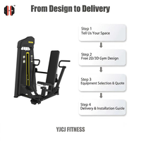 Machine de musculation professionnelle personnalisée série P8 pour press à la poitrine, à charge sélective par poulie, certifiée CE, vente en gros