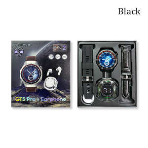 Новые умные часы D52 GT5 PRO SET с HD-экраном, двумя ремешками, наушники D52 TWS 2-в-1, модные наушники Air31, умные часы D52 GT5 для мужчин - Product Image 4