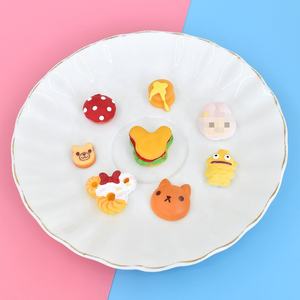 Breloques en résine en forme de pain et de desserts mignons, cabochons alimentaires simulés pour décoration de maison de poupée, pour DIY, téléphone portable, pince à cheveux, porte-clés - Product Image 5