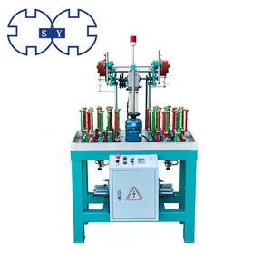 XUZHOU JIUBANG Automatic sport wear strap Shoelace making machine Braiding Machines rope weaving machine elastic band