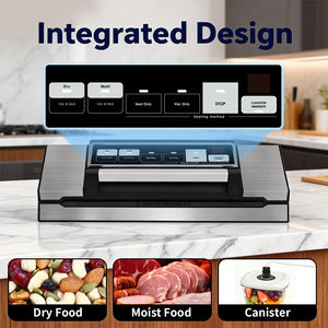 Machine de mise sous vide pour cuisine, 95KPa, appareil de conservation des aliments commercial avec double joint, rangement intégré pour les sacs et poignée Easy-Lock - Product Image 5