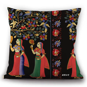 Federe e Copricuscini con Stampa Digitale 3D dal Design Classico Giapponese, Tecnica di Cucitura Elegante per Uso Domestico e Alberghiero - Product Image 4