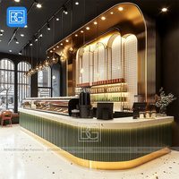 Conception d'Intérieur de Café, Kiosque à Café, Mobilier de Café en Gros, Aménagement Intérieur de Magasin de Bubble Tea