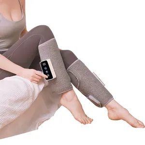 Enveloppe de jambe à pression d'air sans fil Massage amincissant à circulation sanguine Airbag chauffant Masseur de jambes et de mollet