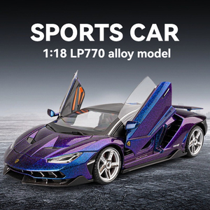 1:18 modello <span class=keywords><strong>di</strong></span> <span class=keywords><strong>auto</strong></span> Lambor LP770 in lega <span class=keywords><strong>di</strong></span> <span class=keywords><strong>auto</strong></span> modello <span class=keywords><strong>di</strong></span> simulazione <span class=keywords><strong>auto</strong></span> suono e luce <span class=keywords><strong>collezione</strong></span> in metallo modello giocattolo veicolo Supercar - Product Image 2