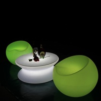 Rougeoyante a mené des meubles de barre de couleur de rvb a mené la table de barre illuminée