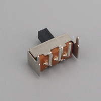 SS12F23 SS12F23VG5 0.5A 50V Interrupteur à bascule 3PIN 1P2T Interrupteur à glissière à aiguille incurvée à 90 degrés Poignée haute 5mm