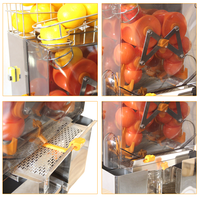 Commerciële Verse Sinaasappelsap Maken Machine Automatische Fruit Citroensap Knijpmachine