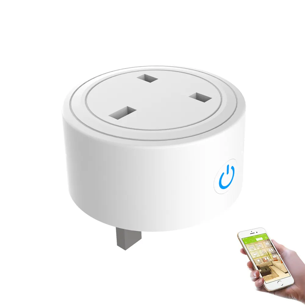 UK Wand steckdose Smart Single Socket Tuya APP Control Mini-Steckdose Wifi Smart Plug Funktioniert mit Alexa