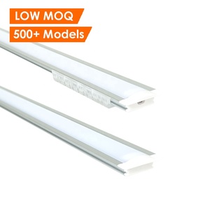 Cor branca Custom 17*7mm LED Perfil embutido Canal de alumínio LED Strip Light <span class=keywords><strong>U</strong></span> Forma Perfil de alumínio para parede - Product Image 3