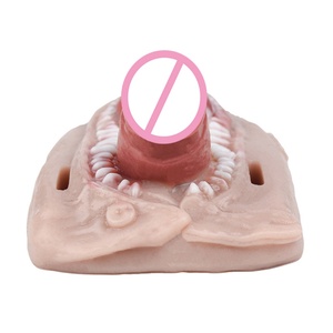 FAAK Nuevo Diseño Realista Dildo Strap-on Vibrador de Silicona para Masturbación Femenina, Masajeador Vaginal para Adultos, Lesbianas y Gays - Product Image 4