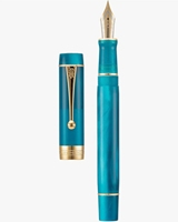 Jinhao 100 Stylo Plume Acrylique Celluloïd Style Classique, Instrument d'Écriture Lisse à Plume #6 avec Convertisseur Rechargeable