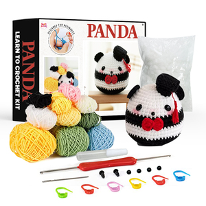 Make Your Own Amigurumi Animal Crochet Kit With Yarn Beginners Diy <b>Knit</b> Crochet Kit - Product Image 1