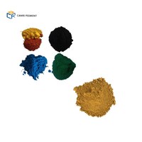 Poudre concrète de colorant d'oxyde de fer jaune