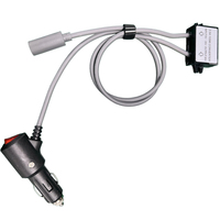 Câble d'alimentation Starlink Utech 30V 3.5A 105W avec blindage tressé en PVC, cordon de charge pour allume-cigare de voiture 5.5x2.1mm, certifié CE/FCC/RoHS