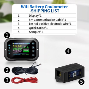 KM110F 100A 100V Moniteur de batterie Wi-Fi pour usage domestique Testeur Coulombmètre Courant et tension bidirectionnels haute précision - Product Image 3