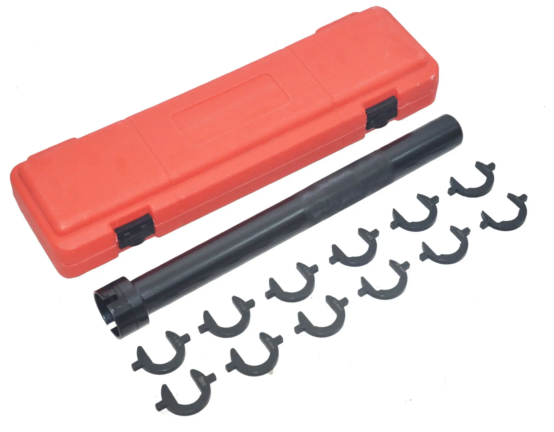 With quality warrantee master inner tie rod tool kit with 12 adaptors for Applicable multiple scenarios