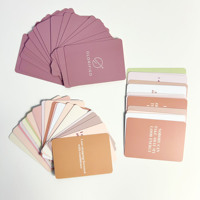 Jeu de Cartes d'Affirmation Positive de Soi de Haute Qualité, Ludique et Inspirant Quotidien, Cartes à Jouer avec Impression Personnalisée et Emballage Boîte