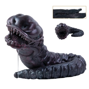 G6514 Lava Serpent 20.67in Penis Trainer <b>for</b> Man Masturbation Liquid Silicone <b>Men</b> Pocket Pussy Realistic Vagina Channel Sex <b>Toys</b> - Product Image 1