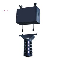 Meilleures ventes : Anneau cinétique robuste à LED DMX avec treuil pour scène, idéal pour les discothèques, soirées et spectacles