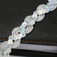 30 couleurs en stock perles paillettes dentelle garniture mariée 3cm élastique paillettes ruban paillettes ruban pour robes
