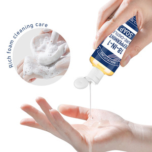 Savon liquide pur à la menthe poivrée <span class=keywords><strong>18</strong></span> en 1, huile de coco, huile d'olive, multi-usages, lavage du corps, du visage et des mains, 100 ml, OEM ODM - Product Image 3