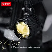 MOTOWOLF - Sistema de Iluminación LED para Motocicleta, Faro Delantero LED, Foco Auxiliar para Motocicleta