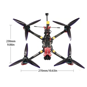 Mark4 Kit Drone <span class=keywords><strong>da</strong></span> <span class=keywords><strong>corsa</strong></span> FPV <span class=keywords><strong>da</strong></span> 7 pollici 2.5kg 3.0kg carico utile 5.8G 2.5W ELRS 915GHz 10km distanza di trasmissione dell'immagine FPV Drone - Product Image 3