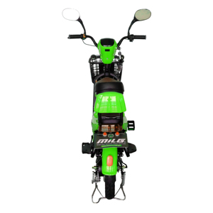 Motocicleta Eléctrica Ligera de 350W con Asistencia al Pedaleo, Batería Extraíble de 48V15Ah, Neumático de Vacío de 16*2.5, Dos Asientos con Cesta Delantera - Product Image 6