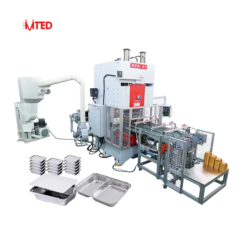 RZLH-C45T 50-80 vezes/min Fácil manutenção para operar Bandeja de refeição em voo Equipamento de fabricação de alumínio