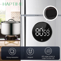 HAPTIME YGH5237S Jam Hitung Mundur Digital untuk Kelas dengan Layar LED Besar, Plastik Ramah Lingkungan, Bertenaga Baterai, Timer Dapur Digital