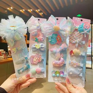 Детский набор заколок для волос для детей с бантом белоснежный головной убор одинаковые аксессуары для волос от <span class=keywords><strong>Frozen</strong></span> - Product Image 1