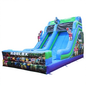 Tobogán Inflable Azul WINSUN, Parque Inflable, Tobogán Inflable de PVC - Product Image 1