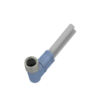 Conectores de Cadena con Blindaje de Moldeo, Contactos de Cobre con Clasificación IP67, 5 Vías, Hembra M12, Antivibración para NEMA 2000