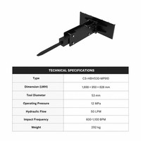 Attache-fourche pour mini-chargeuse compacte de 1200 kg avec fourches de 46 pouces et attelage de remorquage pour balles de foin, bois et remorquage de remorques