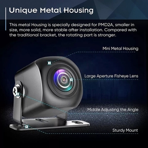 Ritim 1080P 2K su geçirmez geri görüş kamerası evrensel tip araba dvr'ı ön ve arka görüş kamerası ters yardım - Product Image 4