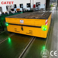 Carro Eléctrico Plano sobre Rieles de 35 Toneladas, Carro de Rieles Resistente para Transferencia de Carga Pesada en Fundiciones y Talleres de Moldeo