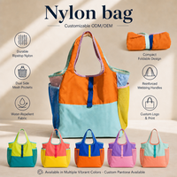 Sac fourre-tout en toile pliable, esthétique, mignon, lavable, en maille, pour le quotidien et la gym, personnalisable ODM OEM