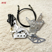 Levier de frein arrière CNC en aluminium 7075, pointe pliable réglable, compatible avec Sur Ron LBX Light Bee X, moto électrique tout-terrain Enduro
