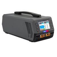 Chargeur de batterie intelligent double canal ToolkitRC M8DAC pour drone, AC 1300W, 1-8S LiPo LiHV, avec déchargeur d'équilibrage et charge rapide Type-C 65W
