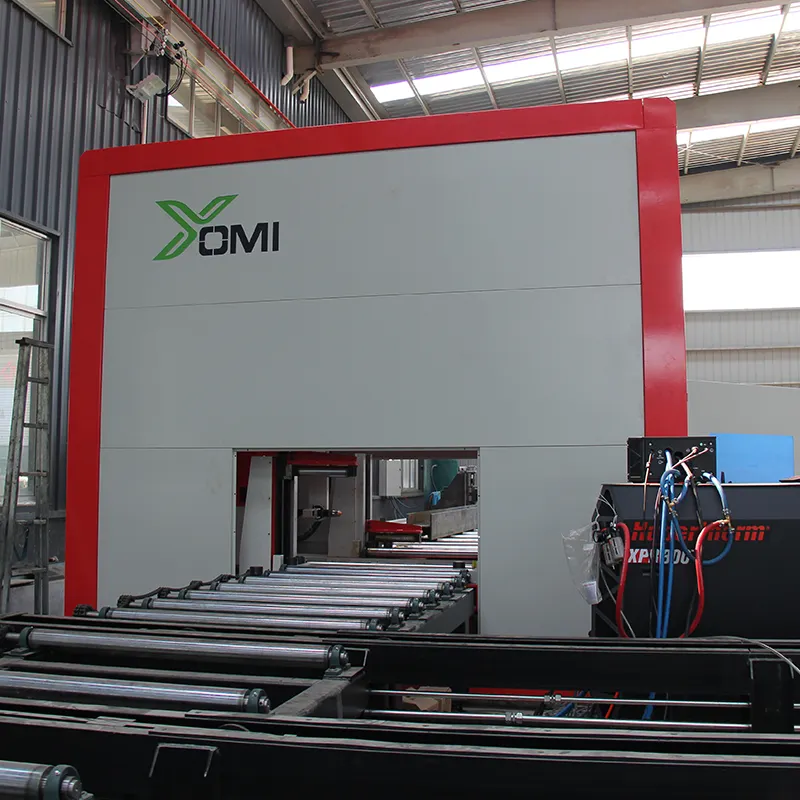 Mesin Beveling Pemotongan Api dan Plasma Balok H I U Produksi Sinar CNC