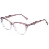 Lunettes de vue unisexes Elan Optical YB6201, monture complète œil de chat, légères, en acétate naturel parfumé, pour myopie