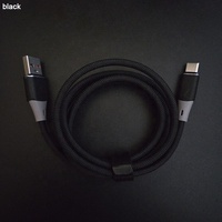 Diseño clásico de alta calidad portátil llevar 1,2 metros mini IOS tejido trenzado USB a cables de 8 pines